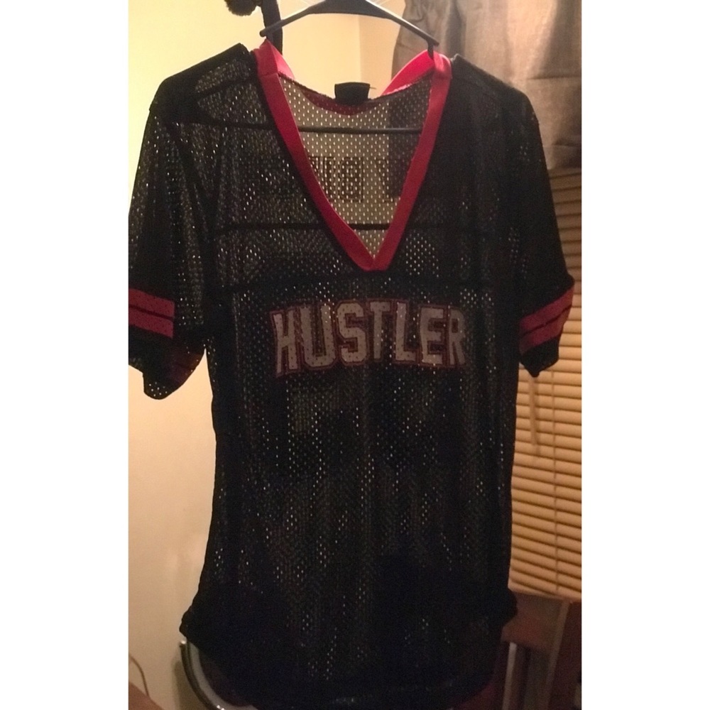 Hustler mesh top. Super cute! Worn once.